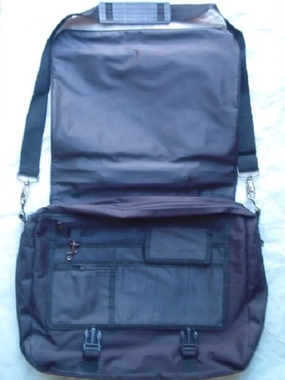 Bovano Messenger Bag, Black